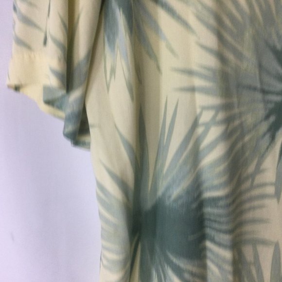 Caribbean Shirt Men's Magnum PI Palm Leaves Vacation Short Sleeve Size M - Picture 5 of 5
